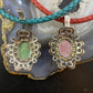 Carolyn Pollack Southwestern Style Mix Metal Turquoise & Rhodonite Pendant For Women
