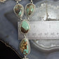 Sterling Silver Southwestern Style Montezuma Turquoise Lariat 23" Necklace For Women