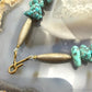 Vintage Native American Natural Nugget Turquoise Beads 18" Necklace For Women