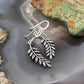 Sterling Silver Leaf Design Fashion Dangle Earrings For Women