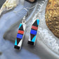 Starllie & Sheryl Edaakie Sterling Silver Multistone Inlay Dangle Earrings For Women #5