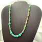 Carolyn Pollack Sterling Silver Turquoise Beads and Disk 16"-19" Necklace For Women