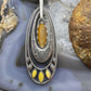 Carolyn Pollack Sterling Silver & Brass Yellow Mother of Pearl Enhancer Pendant