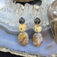 Carolyn Pollack Sterling Silver Smoky Quartz & Jasper Bead Clip-On Earrings For Women