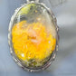 Sterling Silver Southwestern Style Oval Yellow Jasper Pendant For Women #5
