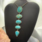 Sterling Silver Southwestern Style Kingman Turquoise Lariat 25" Necklace For Women #1