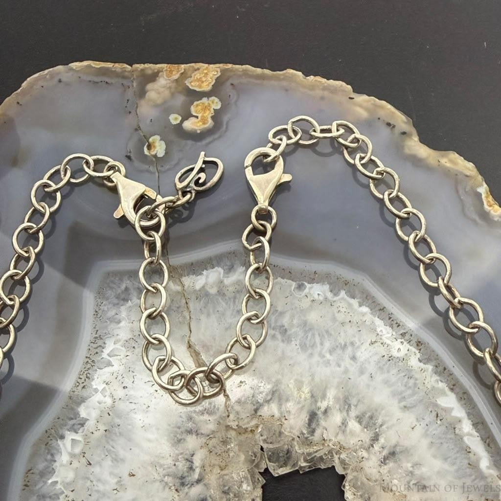 Carolyn Pollack Sterling Silver Teardrop Turquoise 17" Necklace For Women