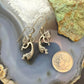 Vintage Native American Sterling Silver Kokopelli Dangle Earrings For Women