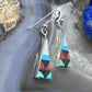 Starllie & Sheryl Edaakie Sterling Silver Multistone Inlay Dangle Earrings For Women #1