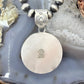 Genuine 1942 90% Silver Mercury Dime Coin w/Purple Dahlia Decorated Unisex Pendant