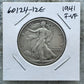 1941 90% Half Silver Dollar Walking Liberty F-VF #60124-12E