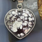 Sterling Silver Southwestern Style Wild Horse Heart Pendant For Women #1