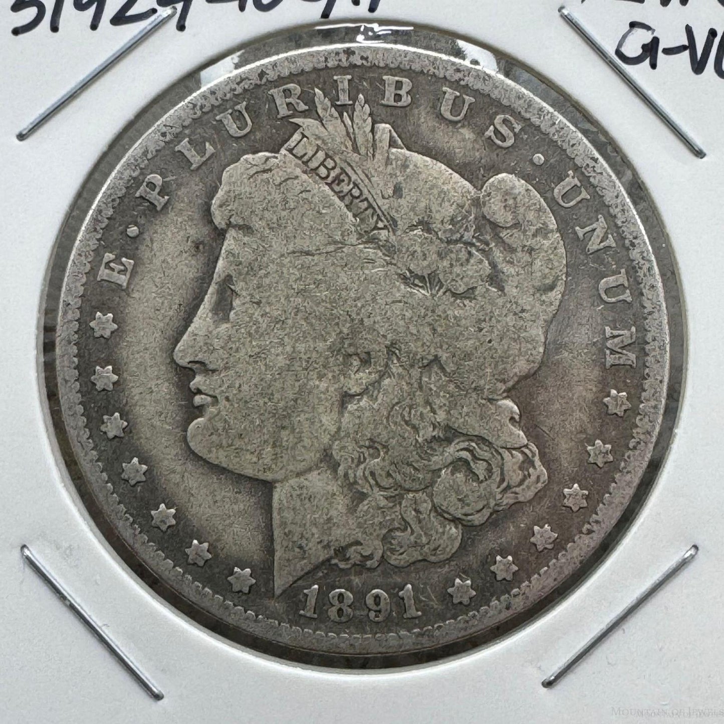 1891-O US 90% Morgan Silver Dollar G-VG #51924-10GH