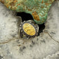 Carolyn Pollack Sterling Silver Oval Chip Inlay Citrine Decorated Ring For Women