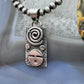 Alex Sanchez Native American Sterling Silver Petroglyph Dainty Pendant For Women #2