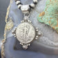 1936 Genuine 90% Silver US Walking Liberty Half Dollar Decorated Unisex Pendant