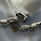 Carolyn Pollack Sterling Silver 7 Oval Snowflake Obsidian Bracelet For Women