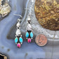 Sterling Silver Southwestern Style Multistone Cluster Dangle Earrings For Women #3