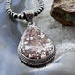 Native American Sterling Silver Teardrop Wild Horse Decorated Pendant For Women