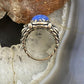 Carolyn Pollack Sterling Silver Oval Denim Lapis Decorated Ring For Women