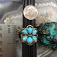 Carolyn Pollack Sterling Silver 6 Sleeping Beauty Turquoise Ring Size 8 For Women