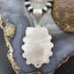Sterling Silver Southwestern Style Oval Sediment Jasper Pendant For Women