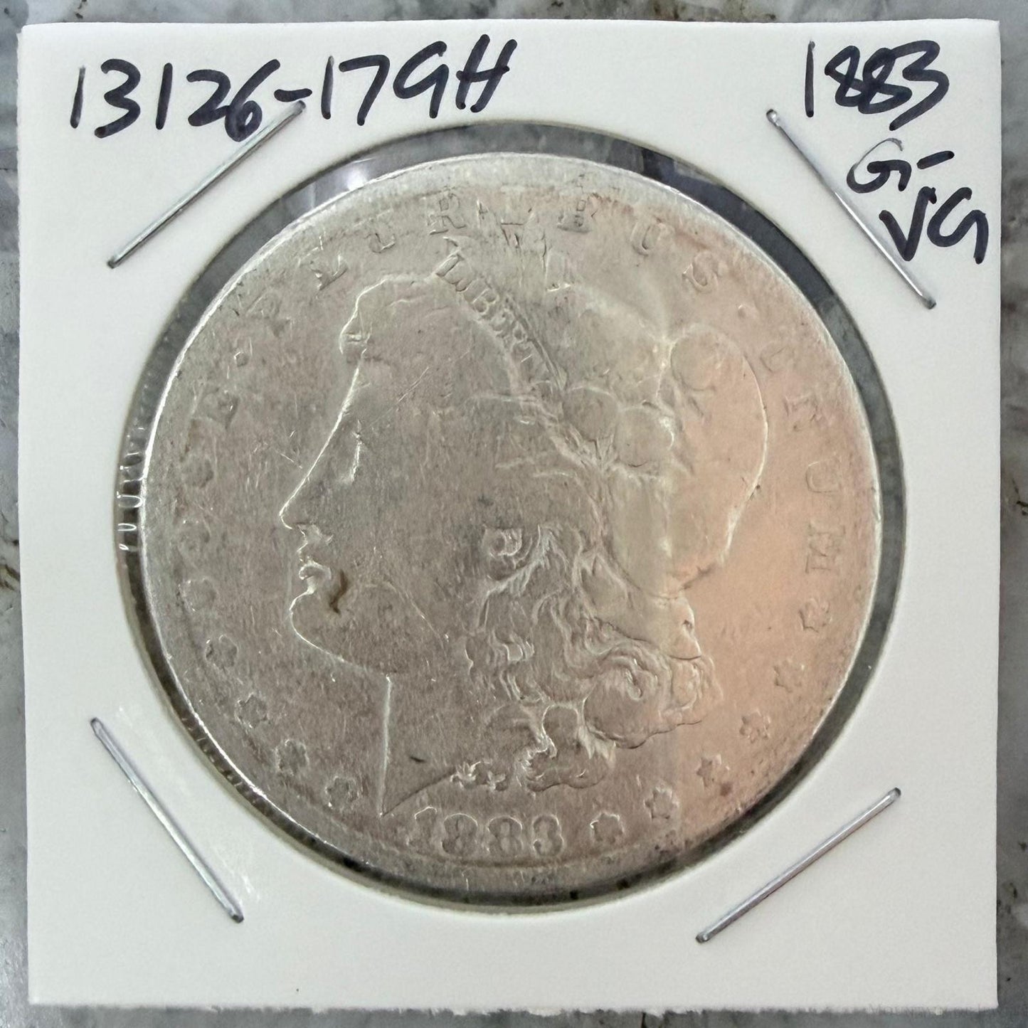 1883 US 90% Morgan Silver Dollar G-VG #13126-17GH
