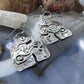 Brad Panteah Sterling Silver Spirit Bear w/Petroglyph Symbols Dangle Earrings For Women