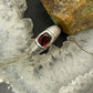Carolyn Pollack Sterling Silver Faceted Garnet Decorated Ring For Women