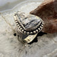 Native American Sterling Silver Triangle Wild Horse Ring Size 12.5