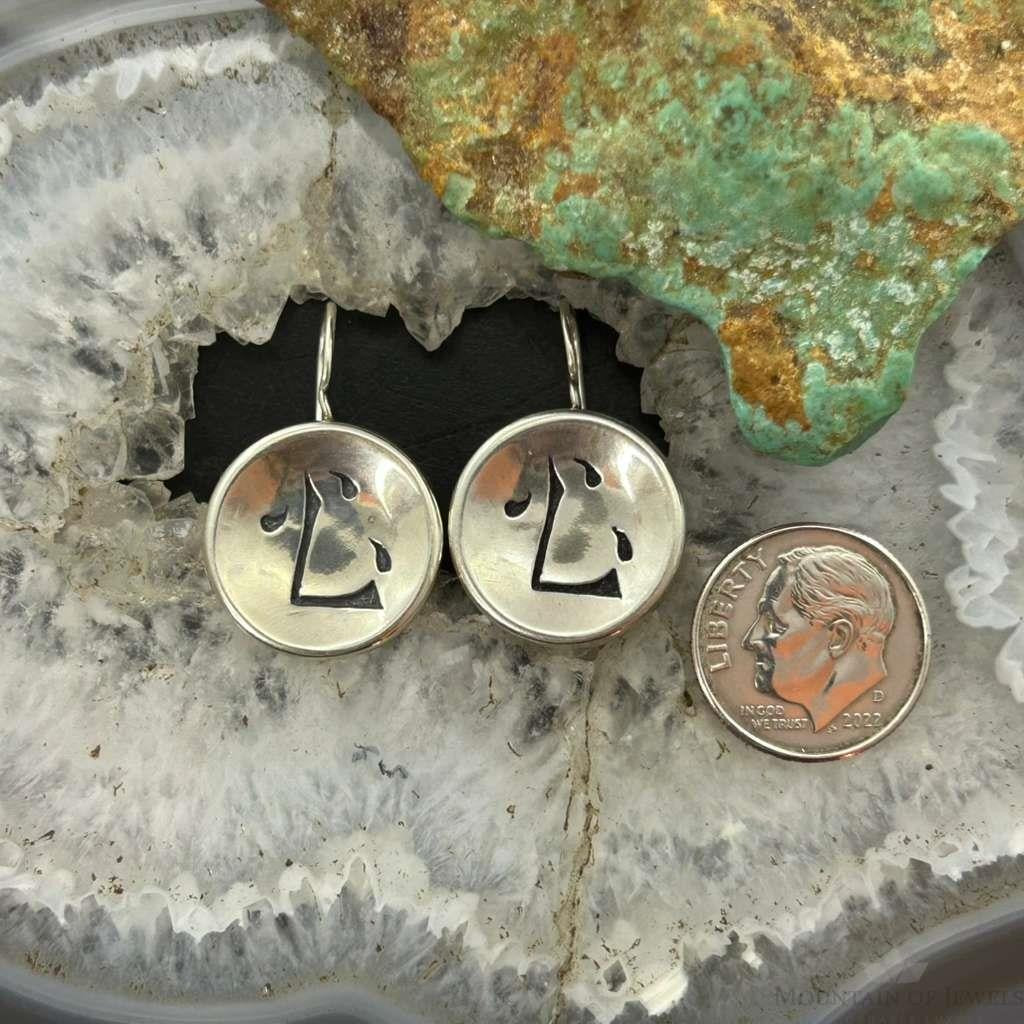 Carolyn Pollack Sterling Silver kanji Symbol "Mind" Dangle Earrings For Women