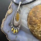 Carolyn Pollack Sterling Silver & Brass Yellow Mother of Pearl Enhancer Pendant