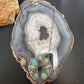 Sterling Silver Southwestern Style Kingman Turquoise Naja 19" Necklace For Women