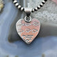 Alex Sanchez Native American Sterling Silver Petroglyph Heart Pendant For Women #1