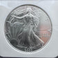 2000 US 1.0oz .999 Fine Silver American Silver Eagle NGC MS69 #341374-047EX