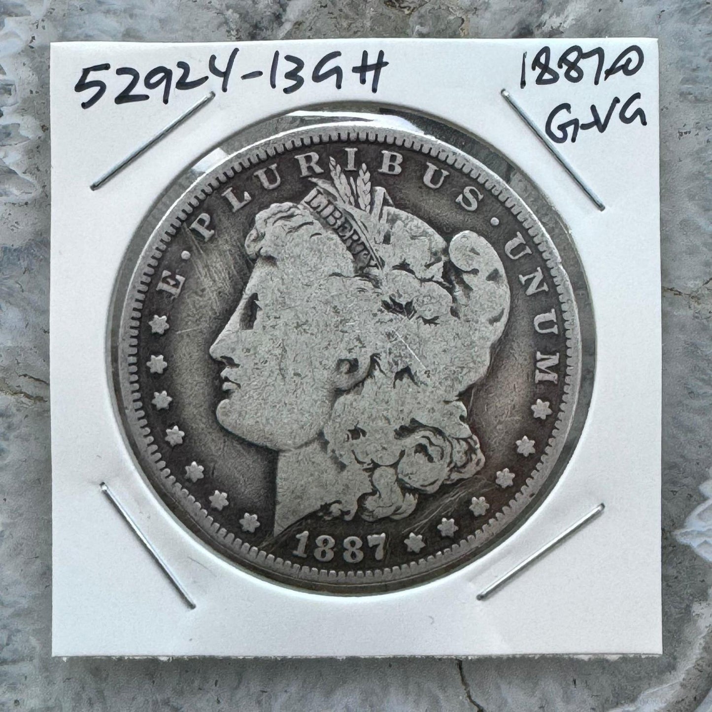 1887-O US 90% Morgan Silver Dollar G-VG #52924-13GH