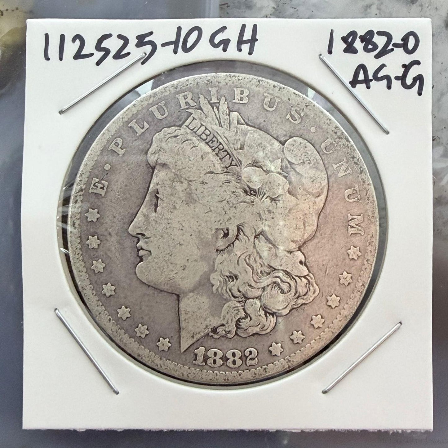 US 1882-O 90% Morgan Silver Dollar AG-G Old Coin #112525-10GH