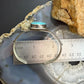 Sterling Silver Native American Oval Turquoise Split Shank Bracelet For Women