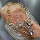 Carolyn Pollack Sterling Silver & Brass Faceted Amethyst 19.5" Swirl Decorated Necklace For Women