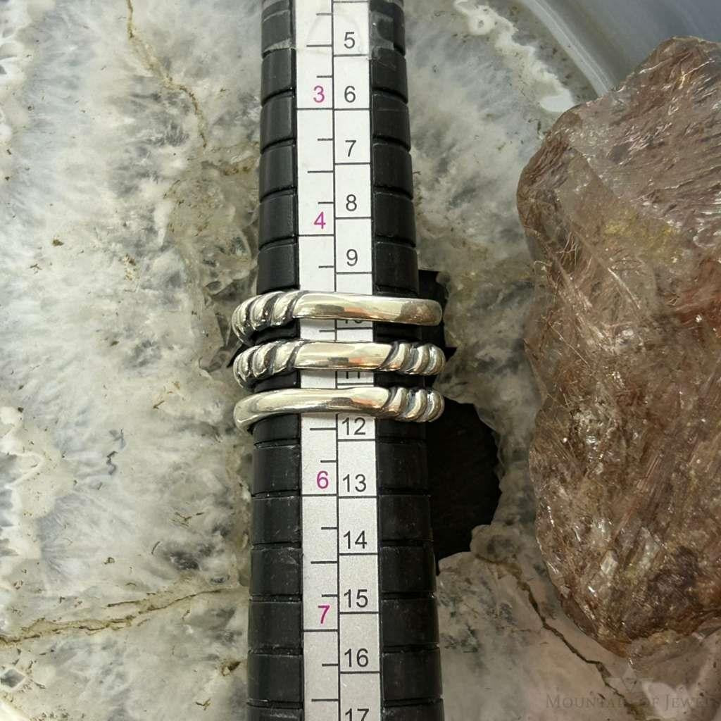 Carolyn Pollack Sterling Silver Oval Labradorite Decorated Ring Size 5 For Women