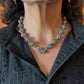 Carolyn Pollack Sterling Silver Swirl Beads w/Round Toggle Necklace For Women