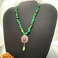 Carolyn Pollack Sterling Silver Multi Stone 21" Necklace w/Pendant For Women