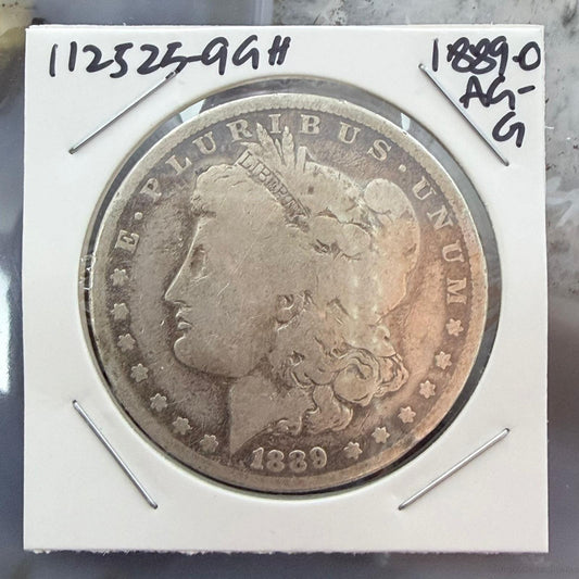 US 1899-O 90% Morgan Silver Dollar AG-G Lovely #112525-9GH