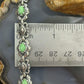 Carolyn Pollack Sterling Silver 7 Oval Variscite Decorated Link Bracelet For Women