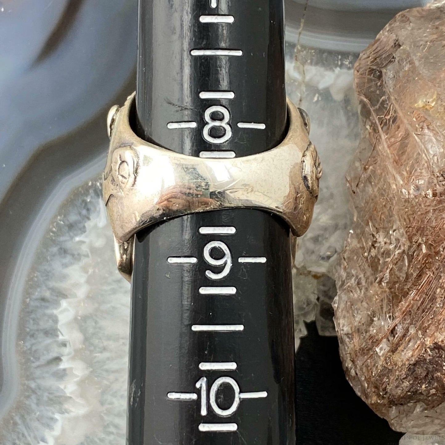 Sterling Silver Skull Ring Size 8.5 For Men or Women 25 gr Rock N Roll / Biker
