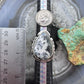 Sterling Silver Southwestern Style Large Teardrop Dendrite Agate Ring Size 8.25 For Women
