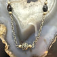 Carolyn Pollack Sterling Silver Faceted Onyx W/Swirl Beaded 26" Necklace