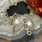 Carolyn Pollack Sterling Silver White Jasper Bead Swirls Post Earrings For Women