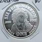 US One Troy Ounce of .999 Silver Bullion BU #61425-7OH