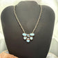 Sterling Silver Southwestern Style Golden Hill Turquoise Cluster 23" Lariat For Women